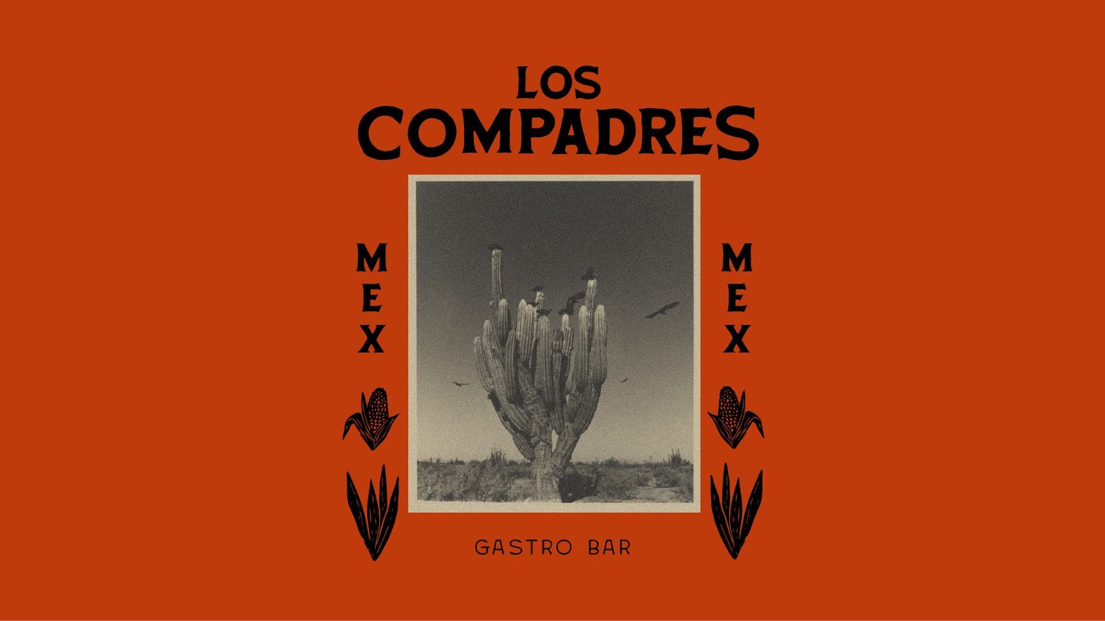Póster Los Compadres gastro bar