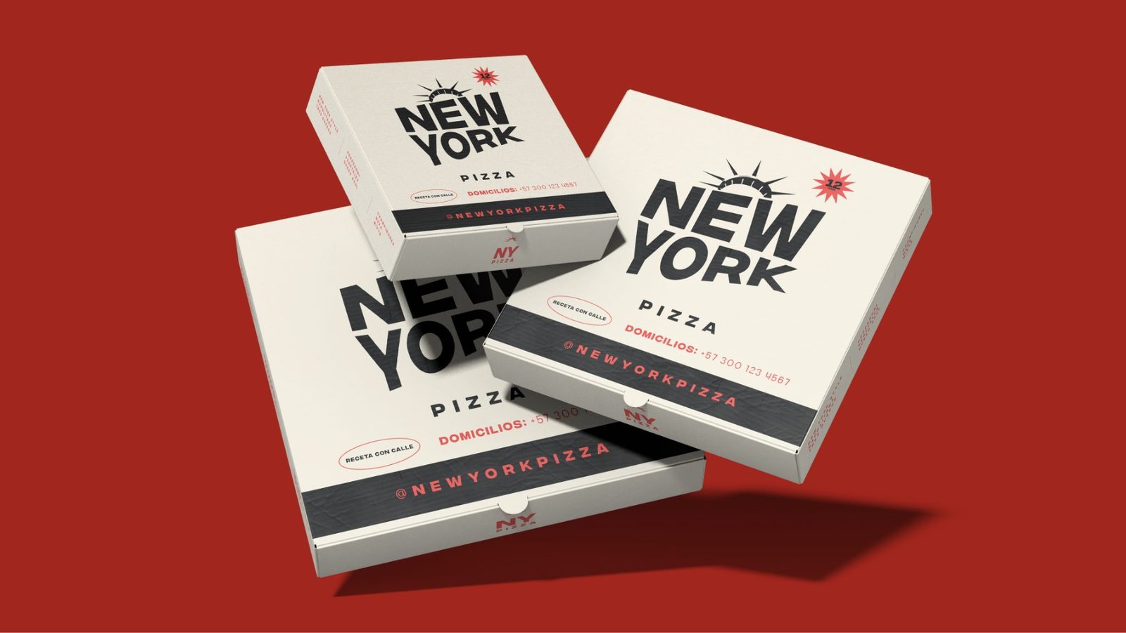 Cajas de pizza New York Pizza